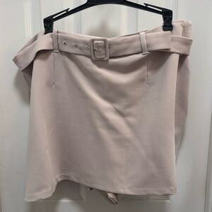 Belted Menswear Mini Skort